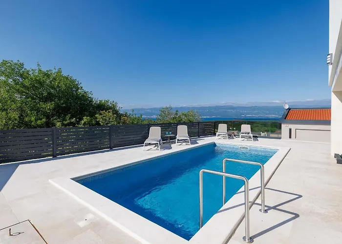 House With A Swimming Pool Vrbnik, Krk - 24526 펜션 비르브닉