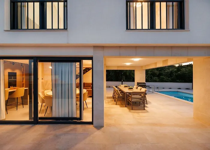 House With A Swimming Pool Vrbnik, Krk - 24526 * 비르브닉